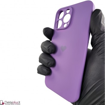 Švelnus silikoninis dėklas - violetinis (Apple Iphone 14 Pro Max) Švelnus silikoninis dėklas - violetinis (Apple Iphone 14 Pro Max)